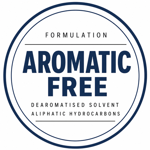 Aromatic-free — dearomatised aliphatic solvent