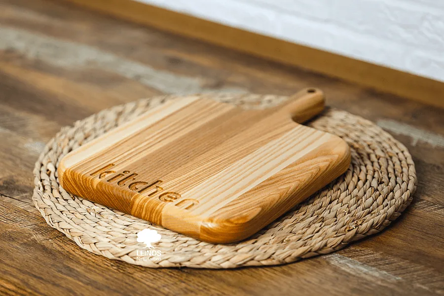 Wooden Cutting Board with Food-Safe Oil