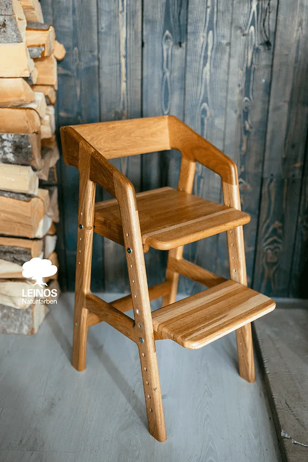 Workshop final inspection shot — chair ready for family handover after 14-day full cure per TDS.