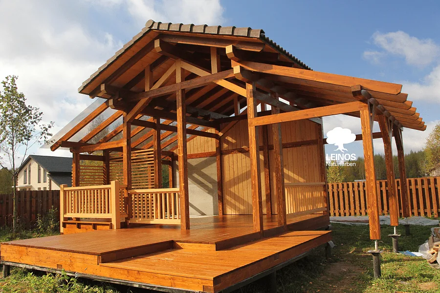 Japanese-Style Open Terrace Pavilion